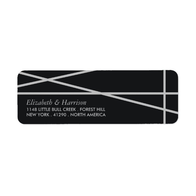 Simple Geometric Style Wedding (Front)