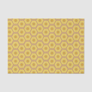 Simple Geometrical Beehive Pattern Tissue Paper