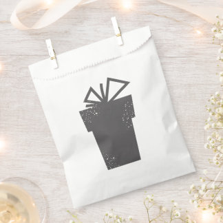 Simple Gift Box Silhouette Favour Bags