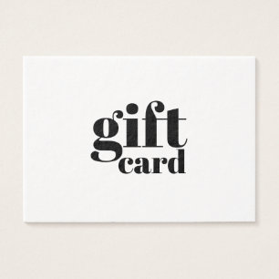 simple gift card