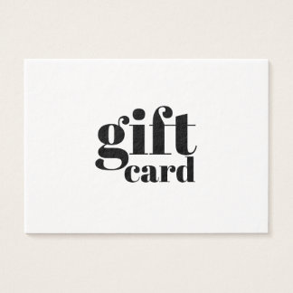 simple gift card