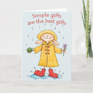 Simple Gifts - Greeting Card