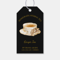 Simple Ginger Root Tea Hang Tag