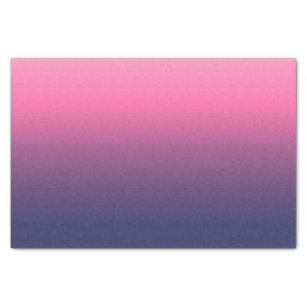 Simple Girly Pink Purple Colour Gradient Ombre Tissue Paper