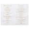 Simple Gold Bold Modern Catholic Wedding Program