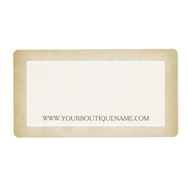 Simple Gold Grunge Modern Boutique Retail Website (Front)