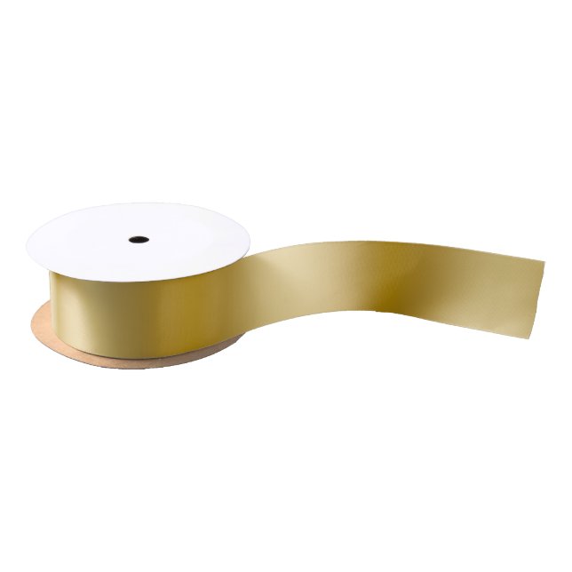 Simple Gold Satin Ribbon (Spool)
