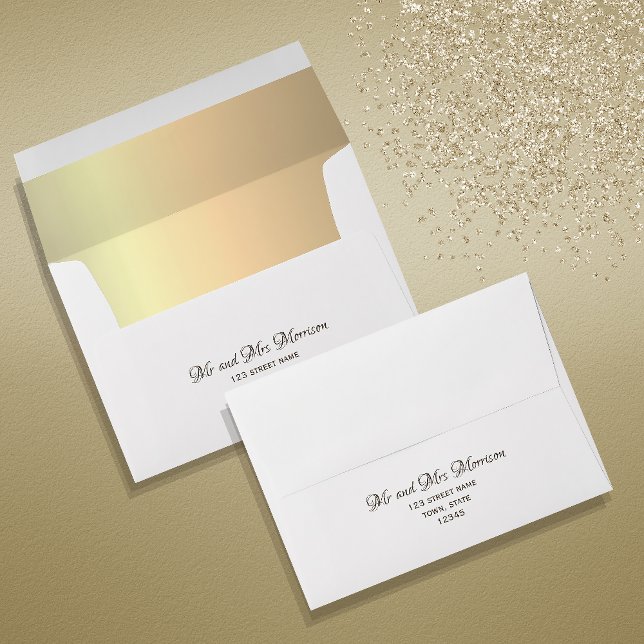 Simple Gold Wedding Envelope (Creator Uploaded)