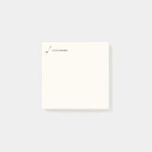 Simple Golf Fan Personal Stationery Golf Club Post-it Notes