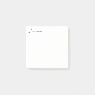 Simple Golf Fan Personal Stationery Golf Club Post-it Notes