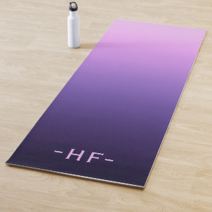 Simple Gradient Monogram Yoga Mat