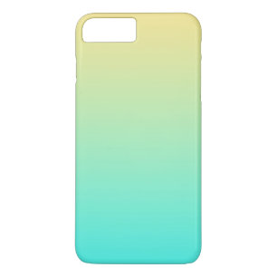 Simple Gradient Pastel Yellow Turquoise Case-Mate iPhone Case