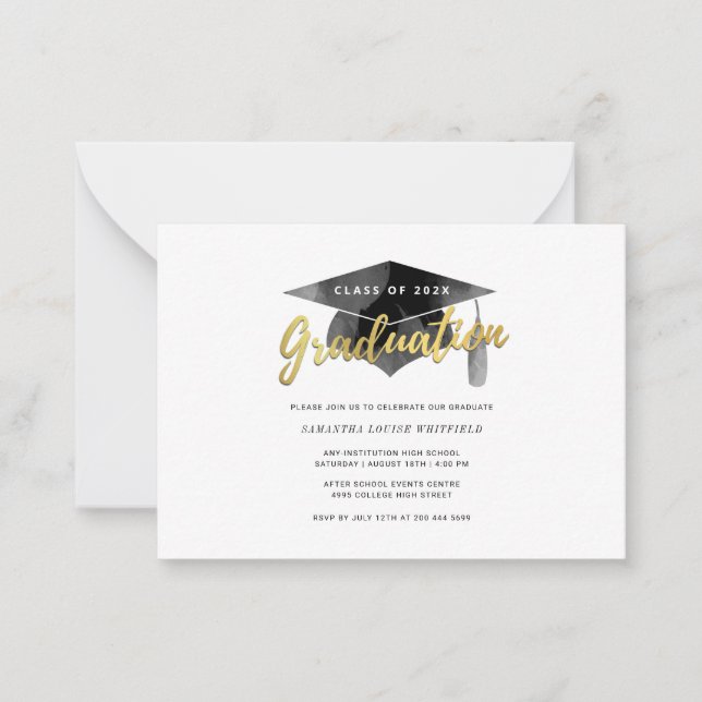 Simple Graduation 2026 Party Invitation (Front)