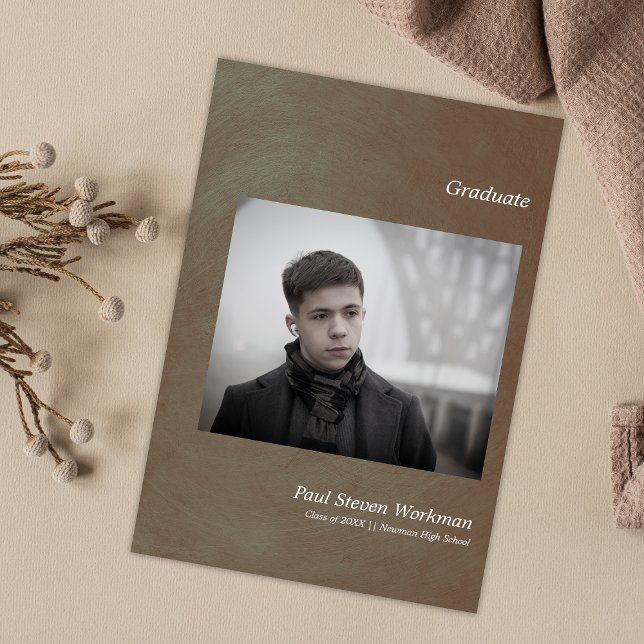 Simple Graduation Announcement Custom Photo (Creator Uploaded)