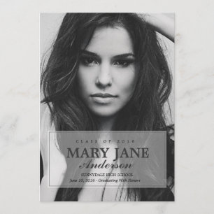 Simple Graduation Announcement GRADUATIONS