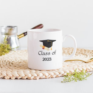 Simple graduation celebration coffee mug