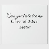 Simple graduation congratulations minimal add clas