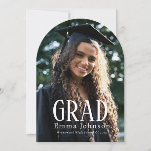 Simple Graduation Grad Announcement   2025 Party
