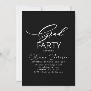 Simple Graduation Grad Announcement   2025 Party
