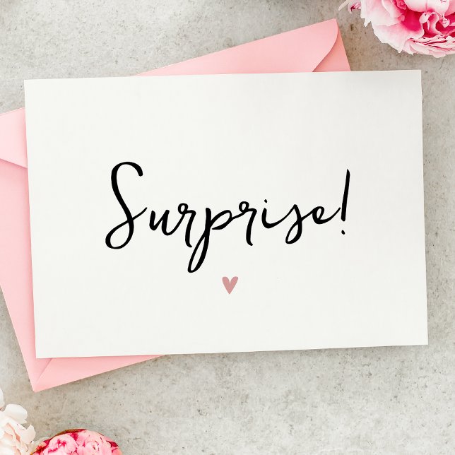 Simple Grandparents Pregnancy Announcement Card (Creator Uploaded)