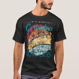 Simple Grandpas RC Racing Thrill - Playful Tee for