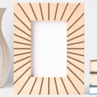 Simple Graphic Sun Ray Pattern