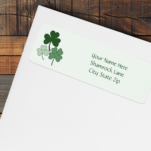 Simple Green Minimalist Shamrock Clover  (Creator Uploaded)