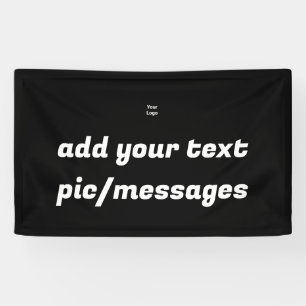 Simple green sparkle glitter add your logo number banner