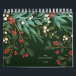 Simple Green USA America Weekly Planner 2025 Calendar<br><div class="desc">***this design is part of a christmas holiday collection*** Step into a world of timeless sophistication with my "Enchanting Classic Elegance" Christmas Holiday Collection. Immerse yourself in the rich, dark emerald greens and complementing subtle green and yellow hues reminiscent of leaves, holly, and pine, perfectly complemented by the allure of...</div>