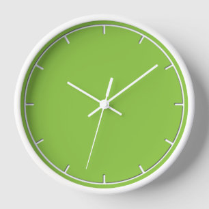 Simple Green Wall Clock