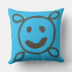 Simple green watercolor abstract add logo text min cushion