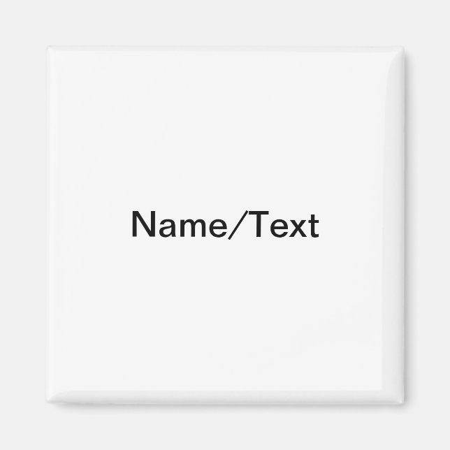 Simple green watercolor abstract add logo text min magnet (Front)