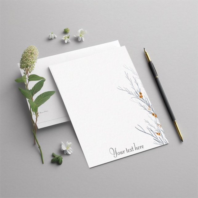 Simple greenery  card (Creator Uploaded)
