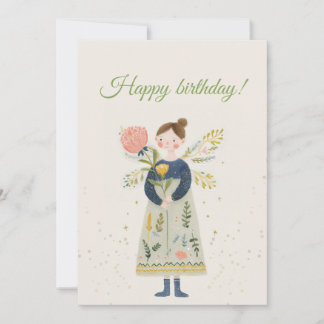 Simple greeting card
