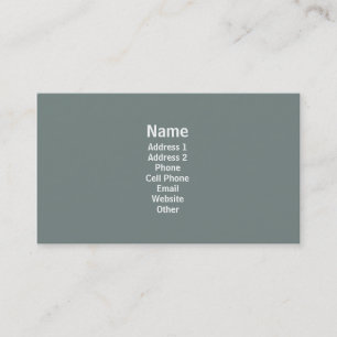 Simple Grey Business Card