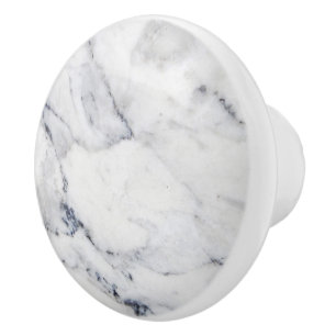 Simple Grey Marble Texture Ceramic Knob