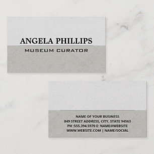 Simple Grey Pattern Business Card