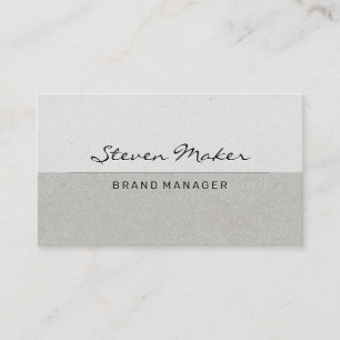 Simple Grey Pattern Colour Block Business Card