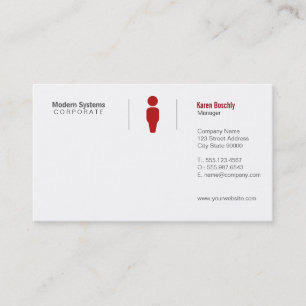Simple Grid Business Card