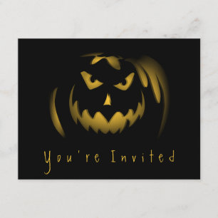 Simple Halloween Party Adult Invitations