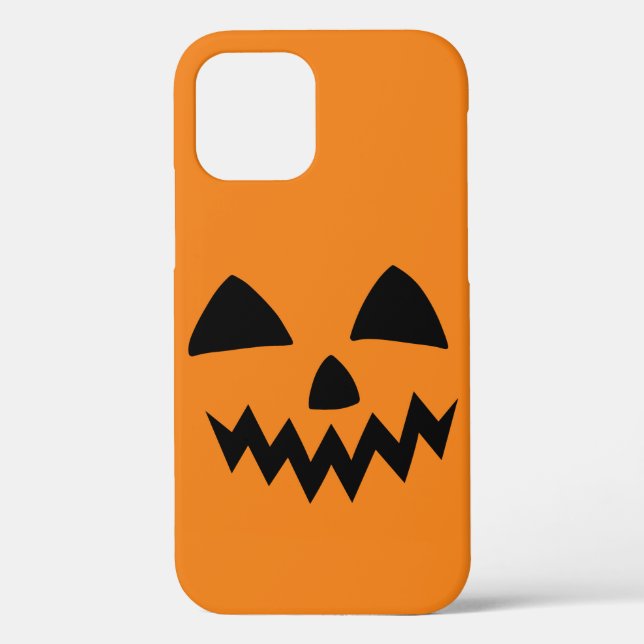 Simple Halloween Pumpkin face ghost scary Party Case-Mate iPhone Case (Back)