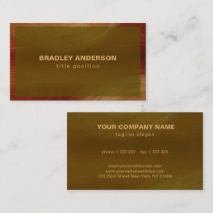 Simple Hand-Painted Frame Business Card