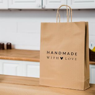 Simple Handmade With Love Rubber Stamp