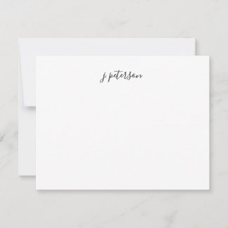 Simple Handwritten Script Name Card