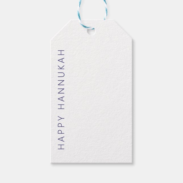Simple Hannukah Gift Tags (Front)