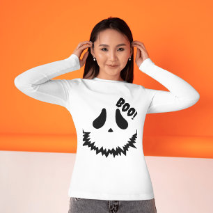 Simple Happy Halloween Boo family and friends Sweatshirt