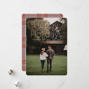 Simple Happy Holiday Card