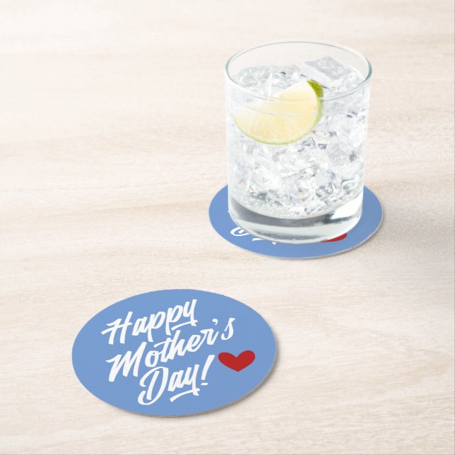 Simple Happy Mother's Day Calligraphy | Coaster (Insitu)
