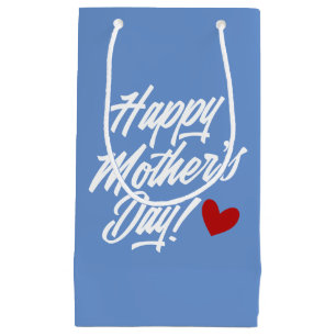 Simple Happy Mother's Day Calligraphy   Gift Bag