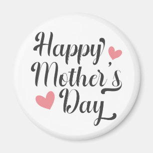 Simple Happy Mother's Day Calligraphy   Magnet